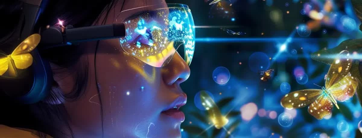 Guests wearing immersive headsets at Laserdome