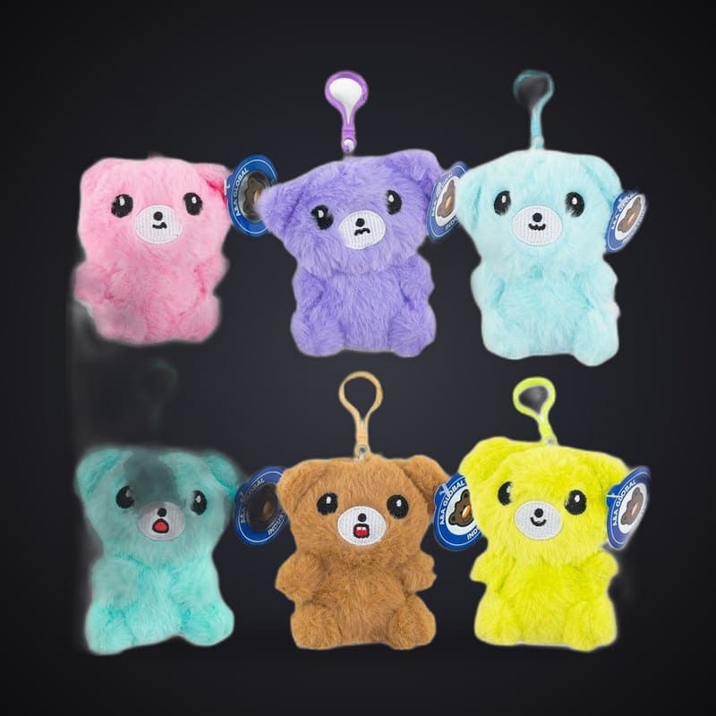 Mini Cute Bear Plush Clip