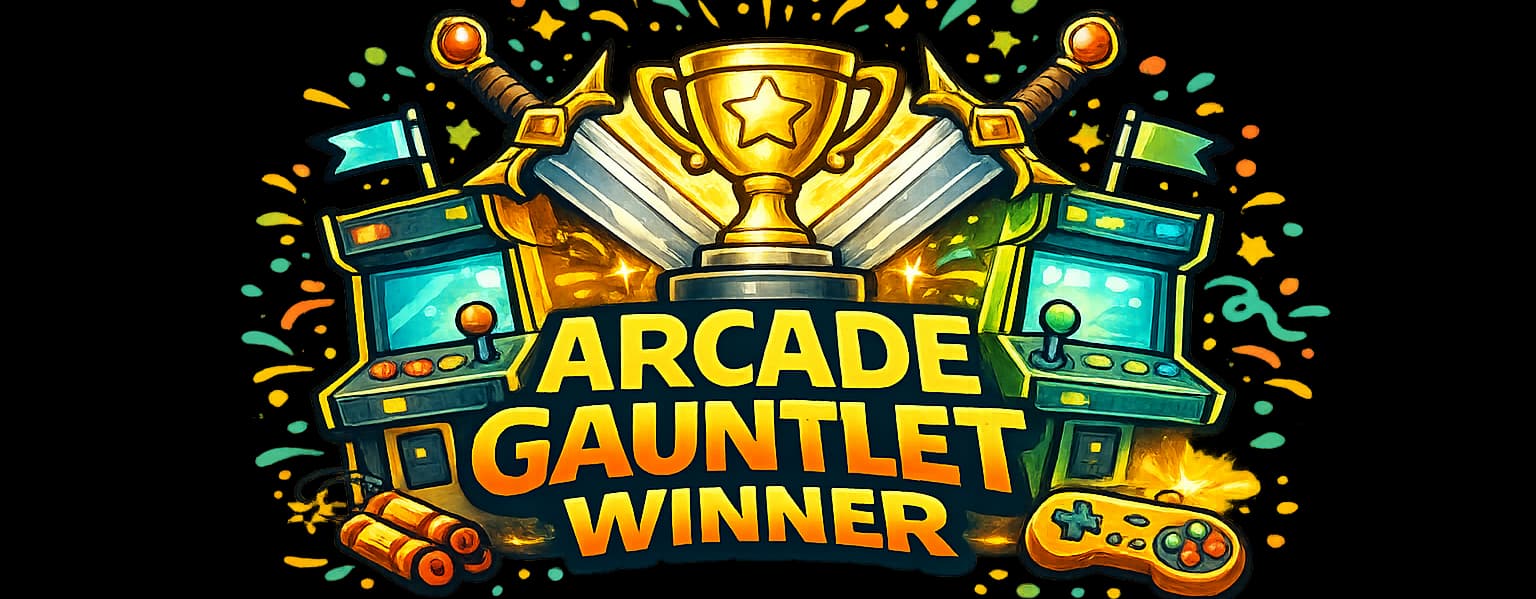 Squads racing through the Arcade Gauntlet challenge
