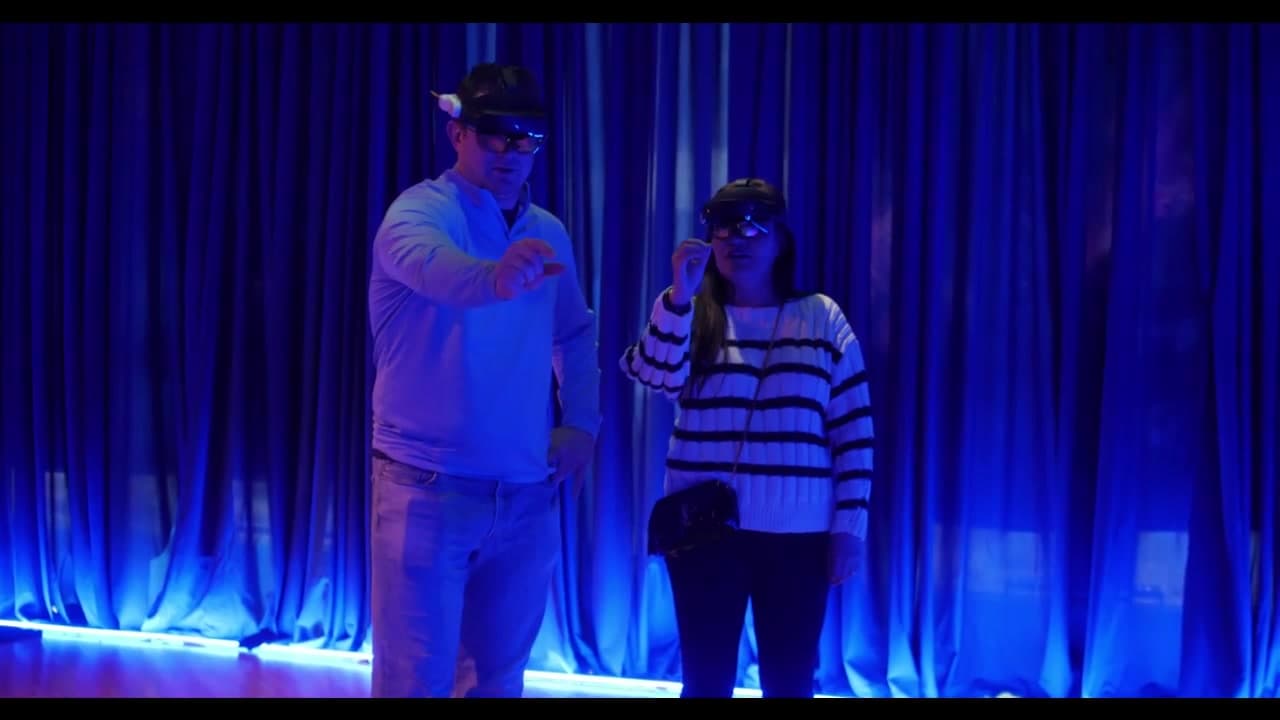 Guests in Verse AR headsets exploring together
