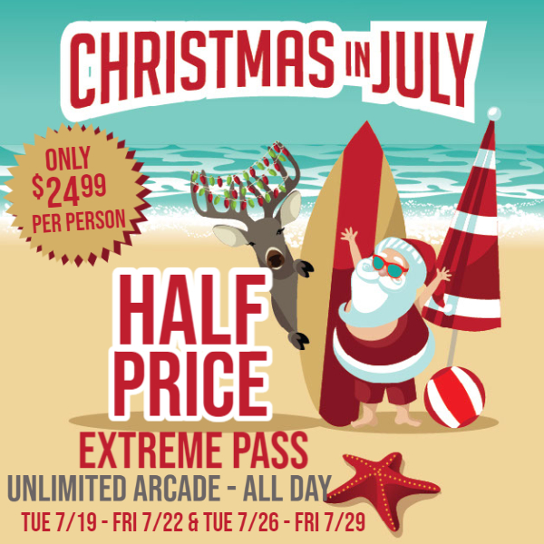 Christmas in July 50% Off